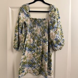 Reformation Floral Mini Dress